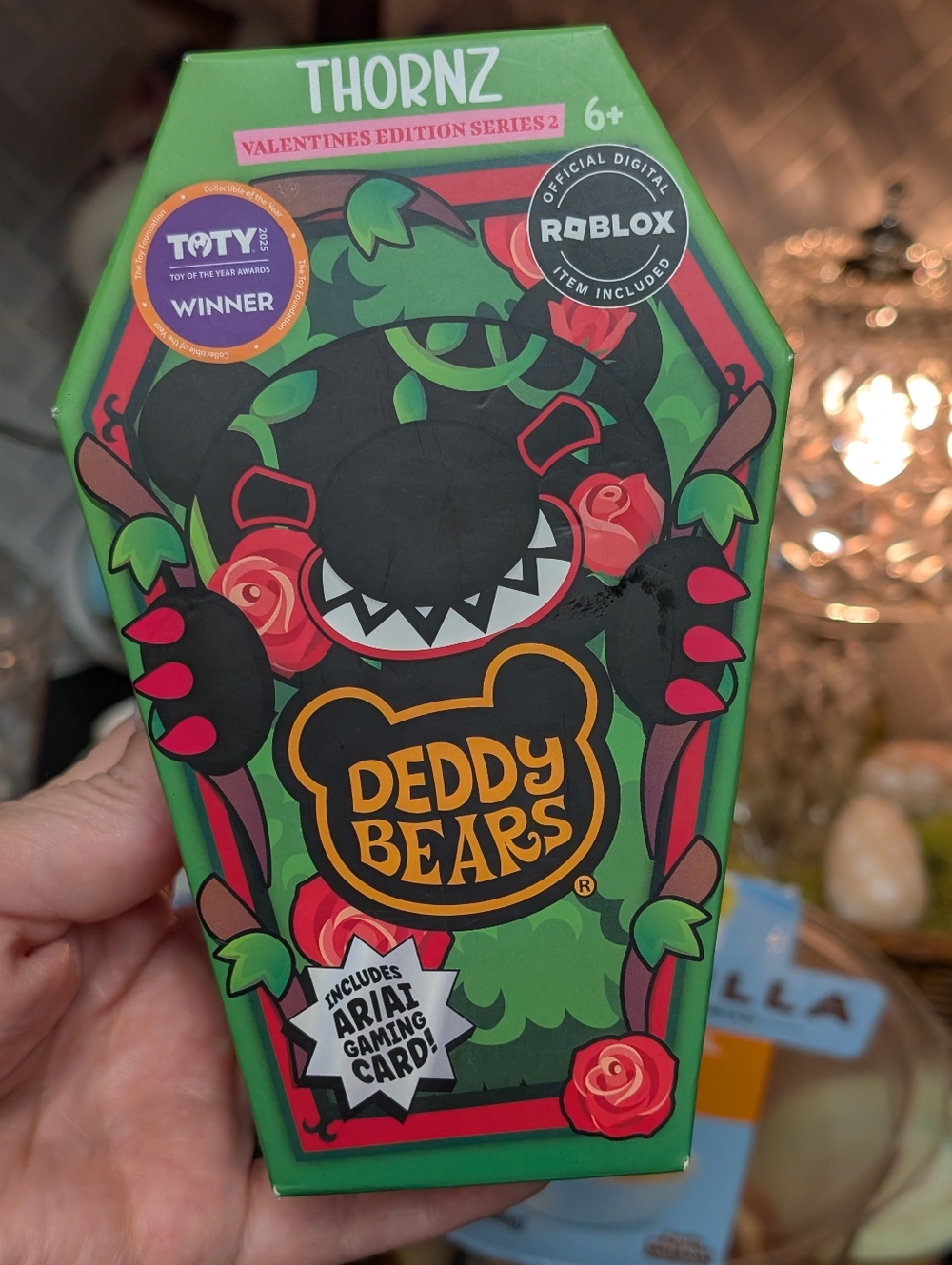 Deddy Bears Valentine's Edition Series 2 Thornz plush toy collectible.